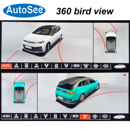 suit original OEM monitor for GAC Aion Y V S LX plus max 360° degree camera 3D bird eye Panoramic view Front rear Surround parking reverse system